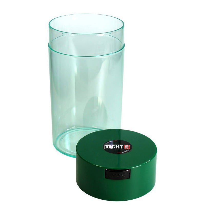 TIGHTPAC Tightvac 3 to 12 Oz - Patented Airtight Container | Multi-use Vacuum Container Works as Smell Proof Containers for Herbs and Dry Goods. Green Clear - Image 2